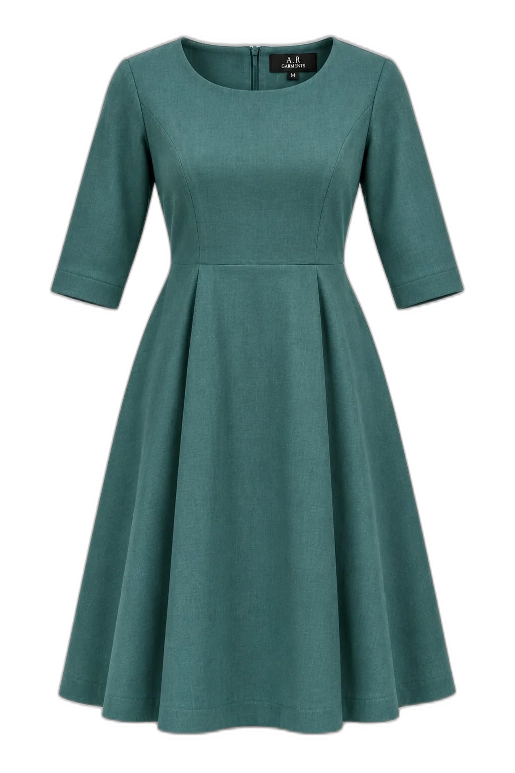 Teal A Line Dress