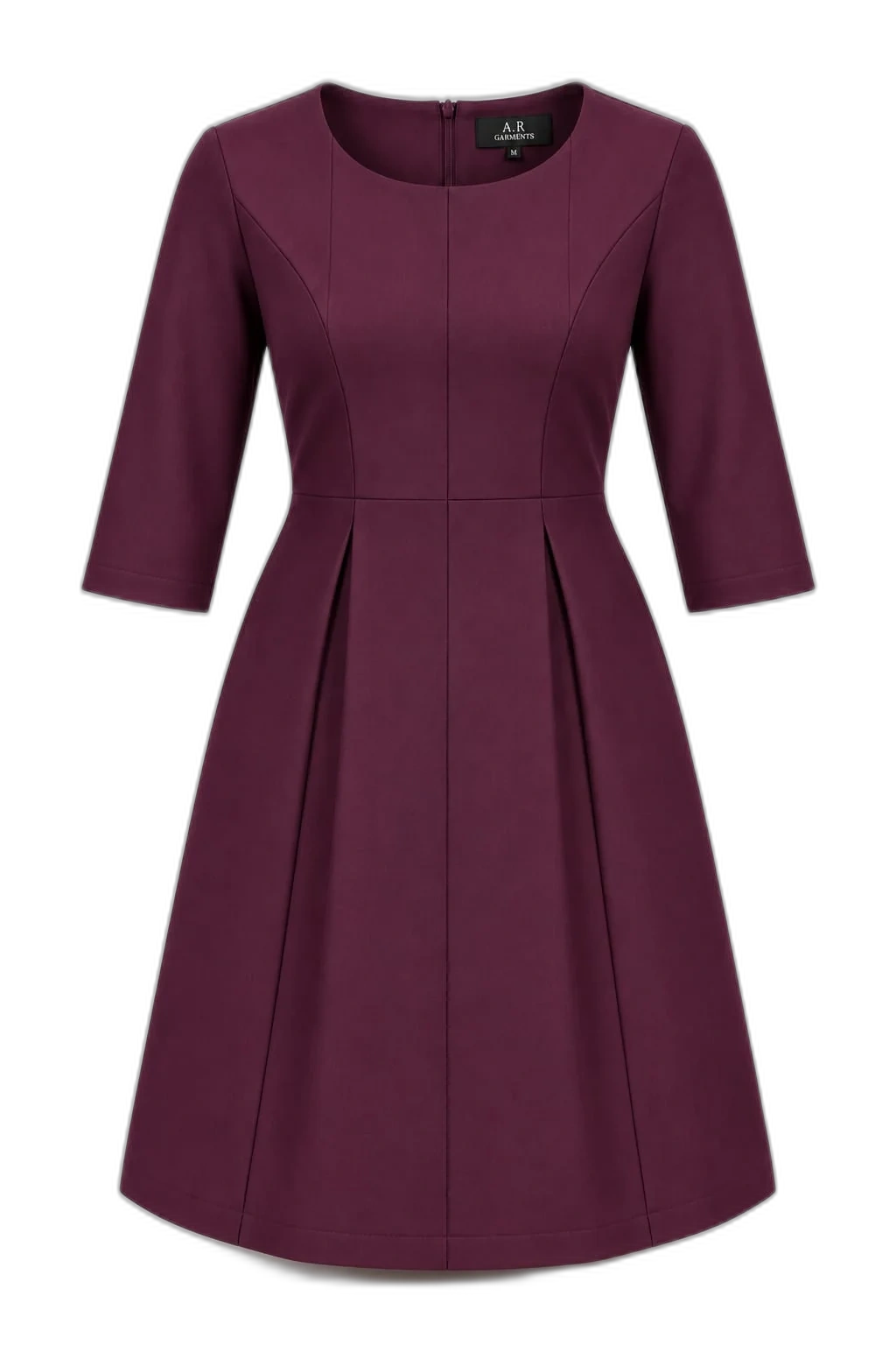 Plum Panel Dress