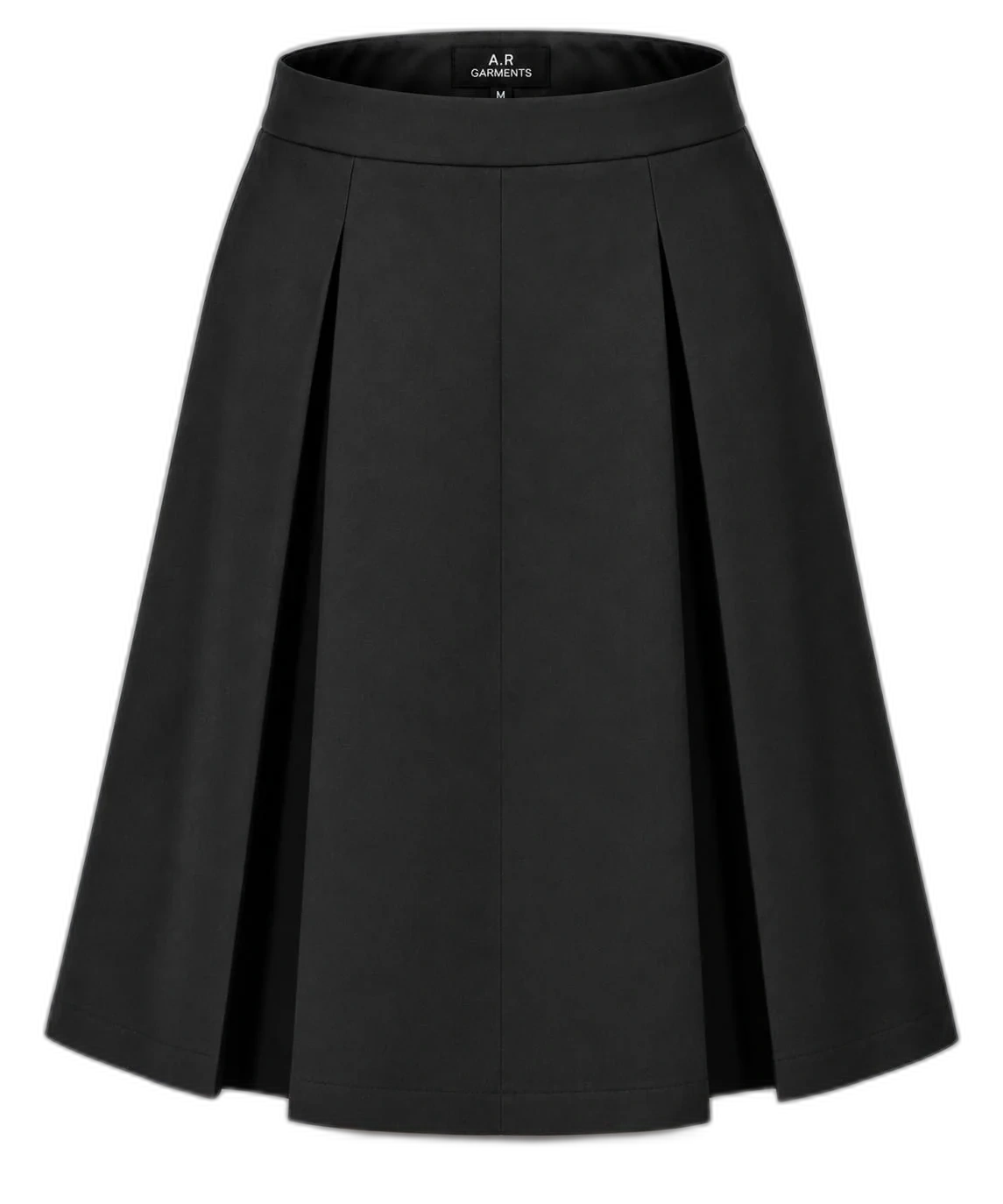 Black Pleat Front