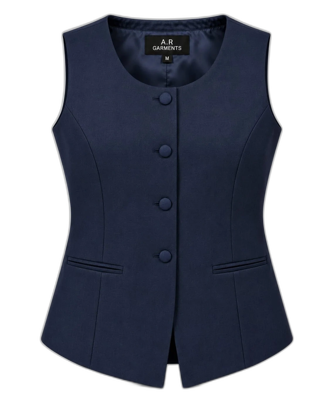 Navy Women's Round Neck