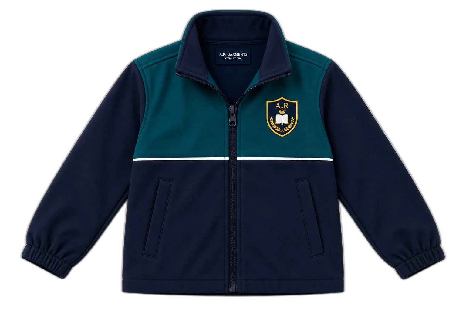 Navy padded jacket