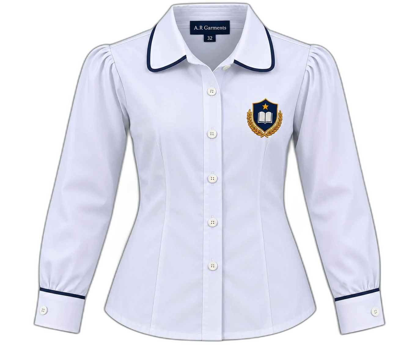 Full-Sleeve School Blouses