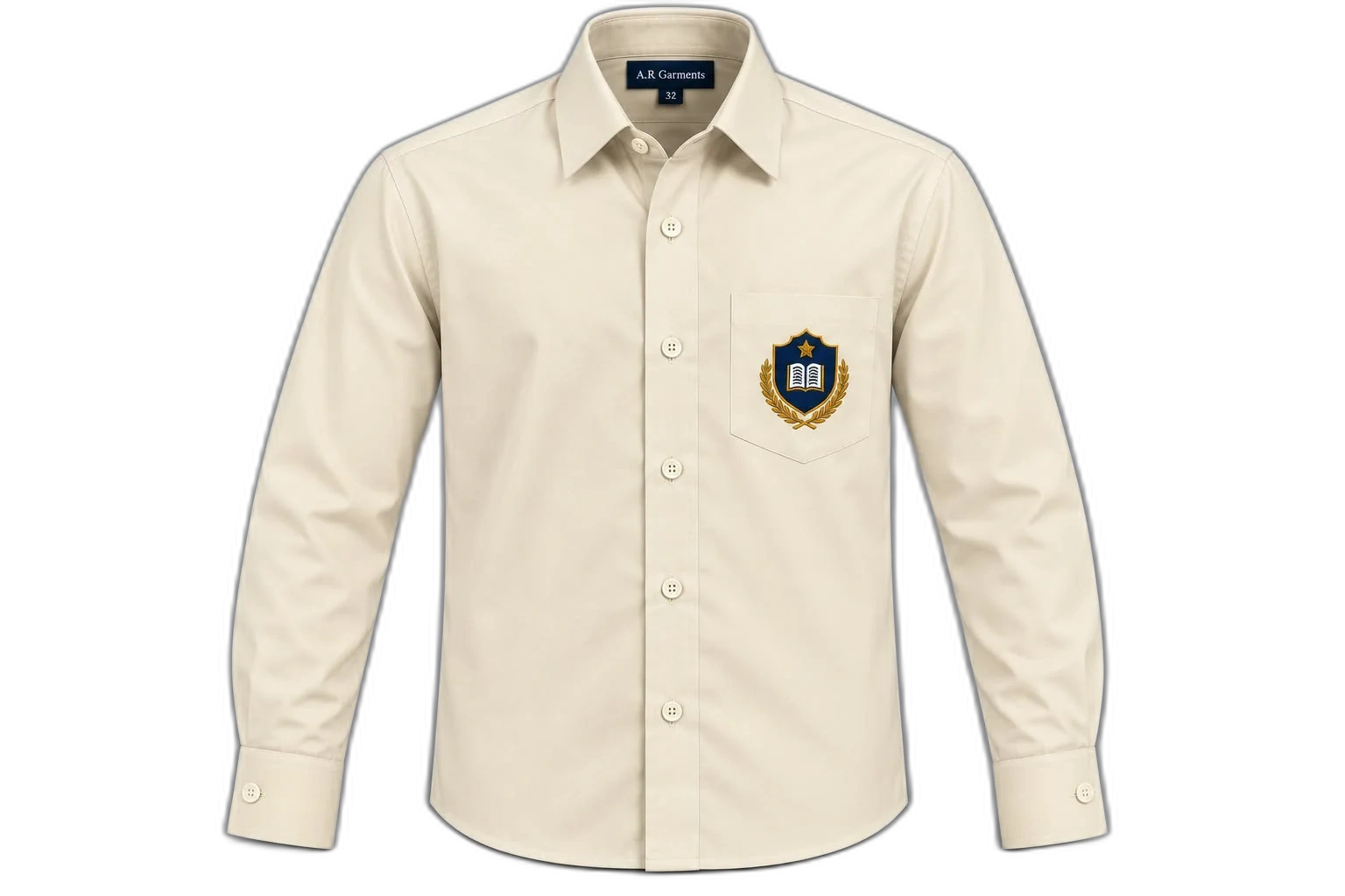 White long-sleeve shirts · courtyard group