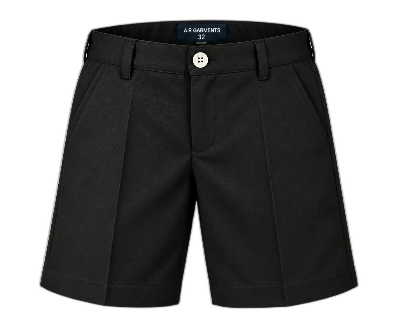 Black school shorts