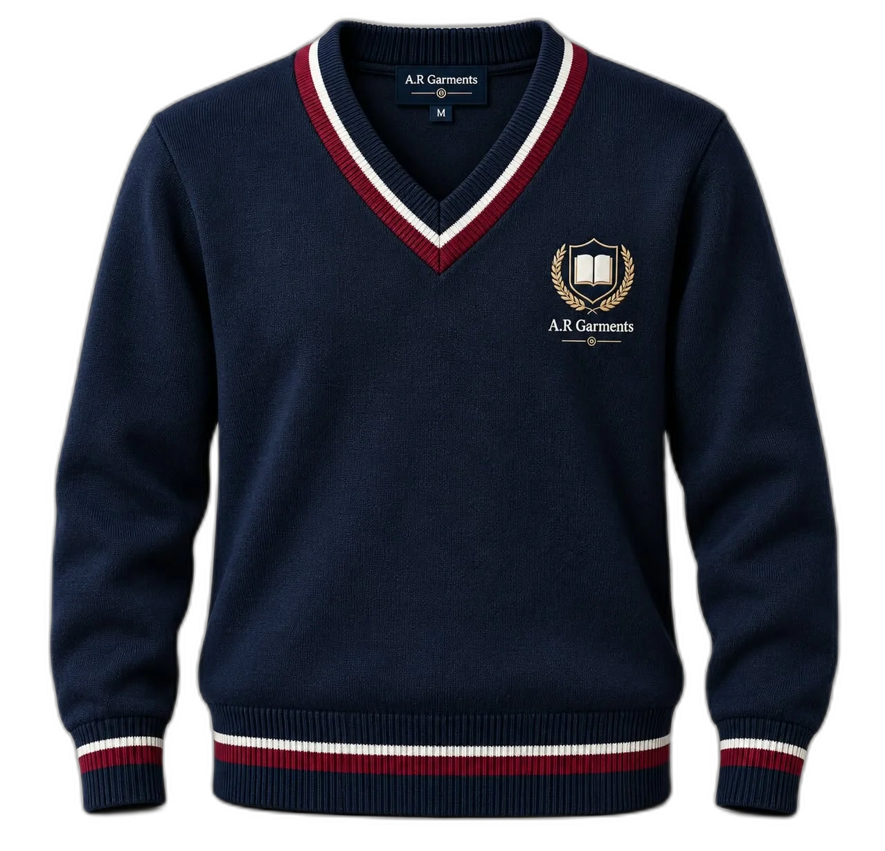 Full-Sleeve V-Neck Sweaters
