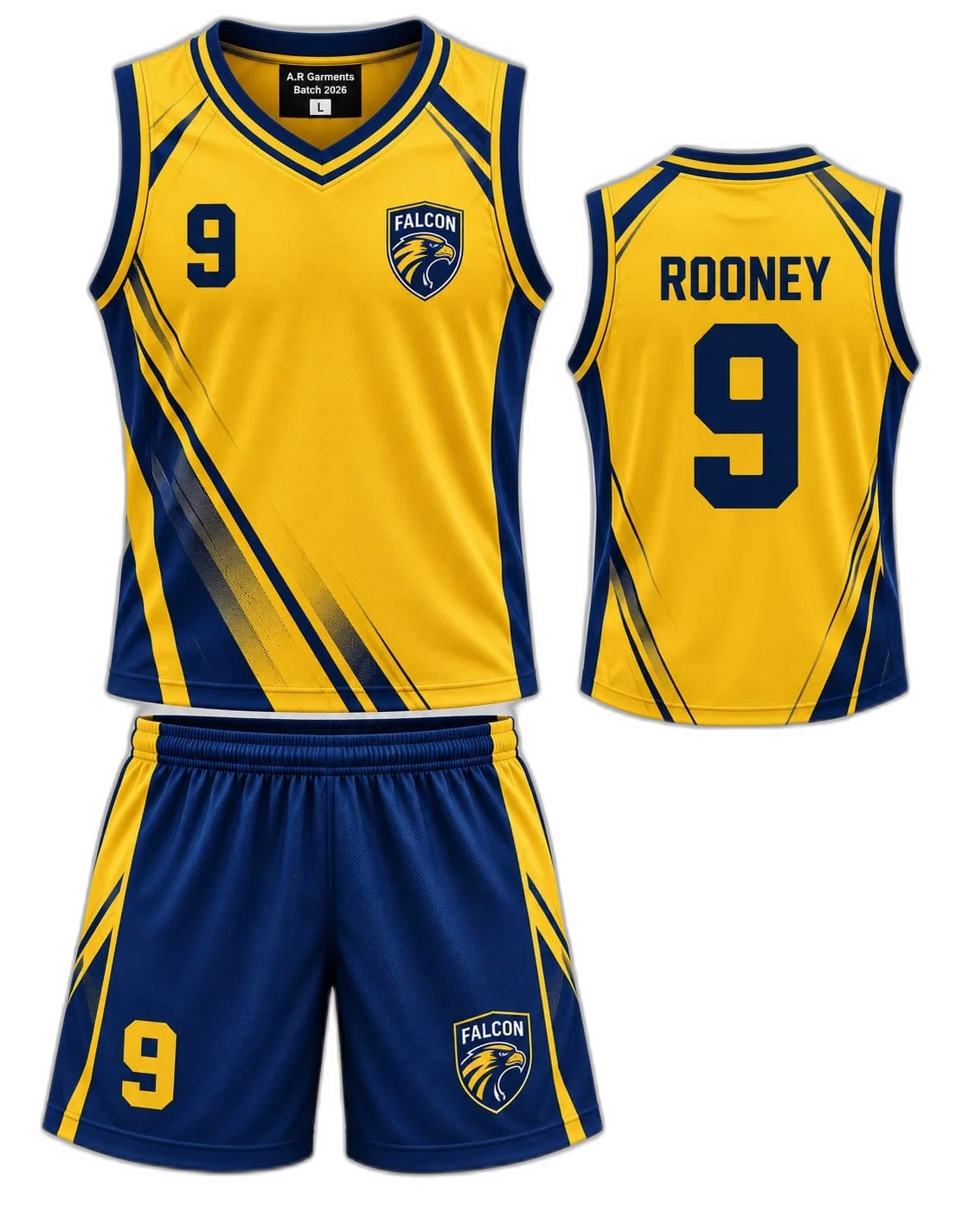 Sunrise Gold Basketball Kit