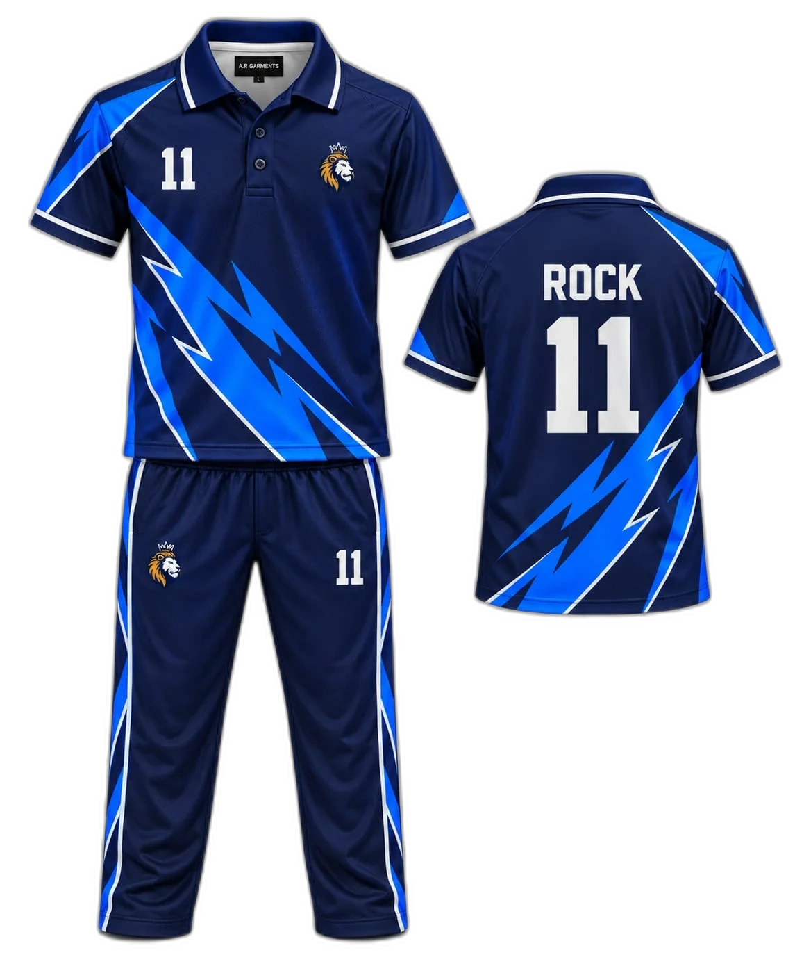 Navy Blue Cricket Kit