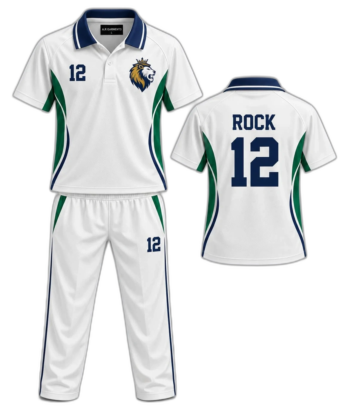 Classic White Cricket Match Shirt